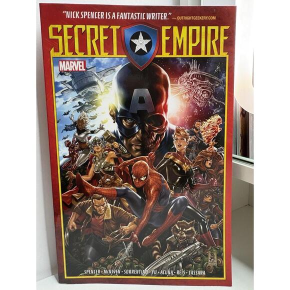 Other - Secret Empire Graphic Novel 1st Printing Very Good 2018 Nick Spencer Marvel